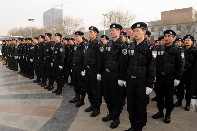 新型巡逻防控警务PTU机动队忻州亮相