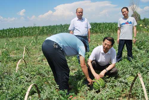 山西省食品药品监督管理局党组书记,局长赵光国一行,赴大宁县三多乡