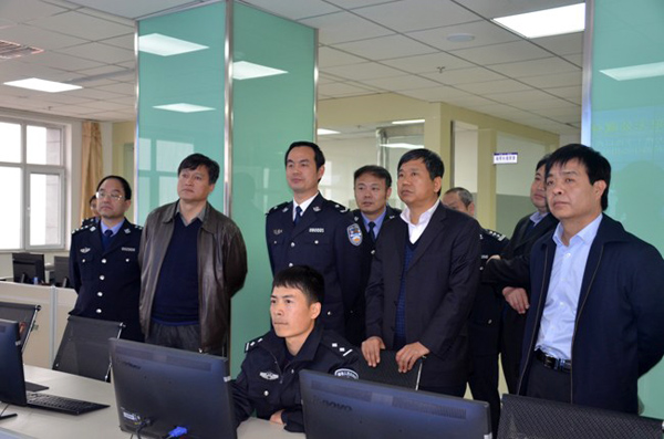 运城市公安局局长戎劲光在平陆调研公安工作