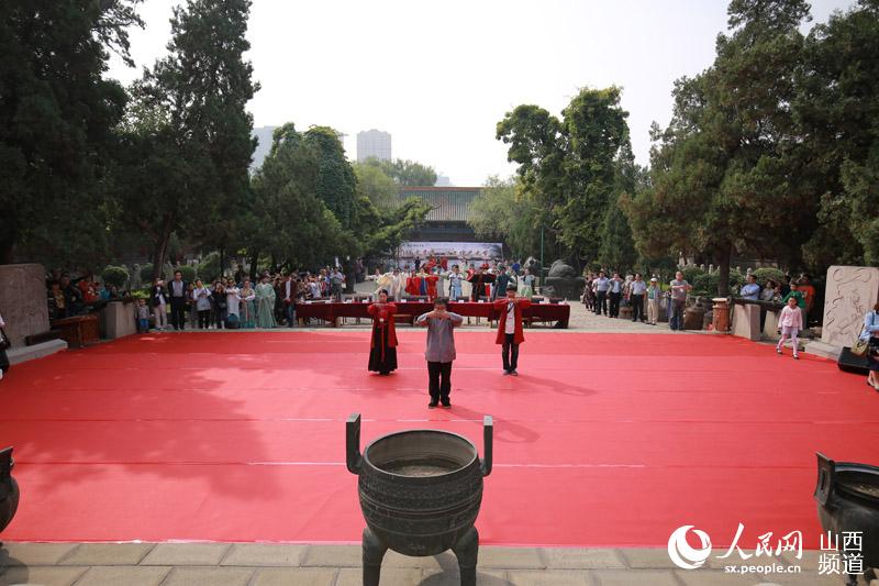 着汉服学汉礼 山西举办首届晋汉文化节