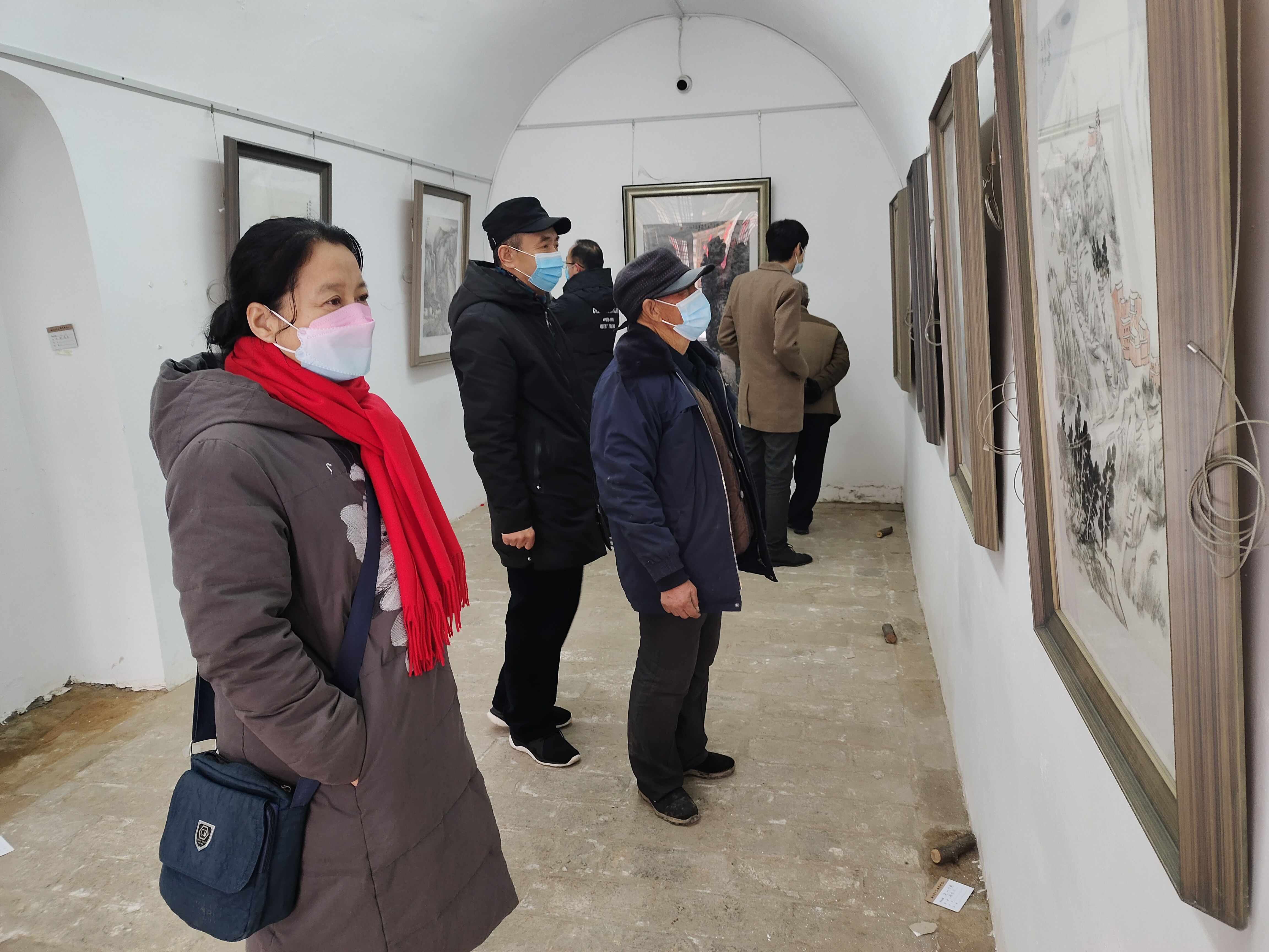  用艺术点亮乡村 “乡土故园”第三届迎春画展在临县举办