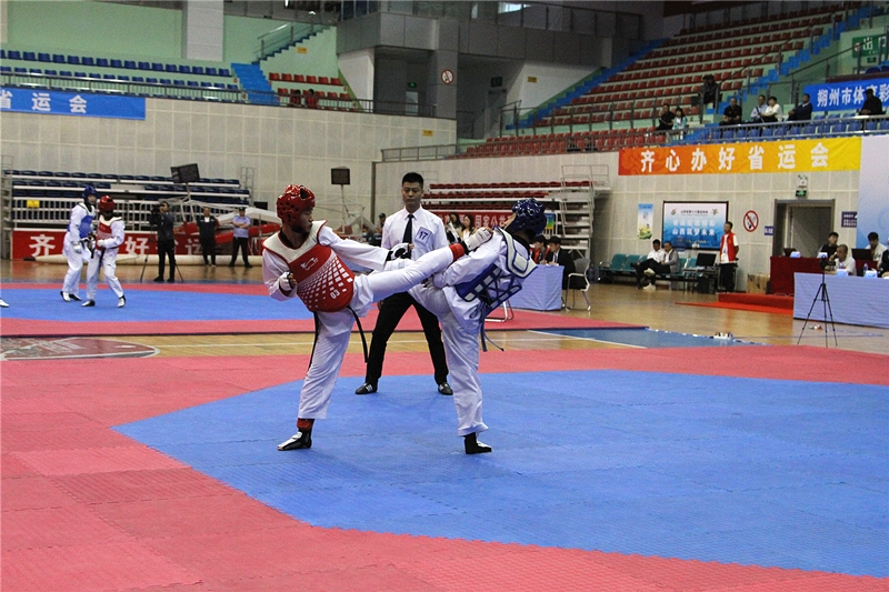 雷竞技RAYBET第十六届山西省运会跆拳道比赛开赛(图2)