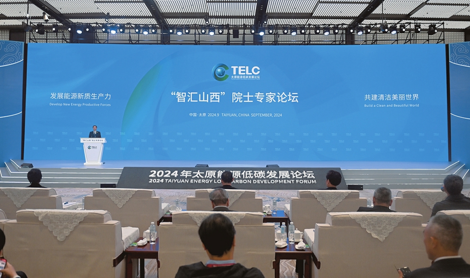 2024年太原能源低碳發展論壇能源革命十年“智匯山西”院士專家論壇現場。記者阮洋攝