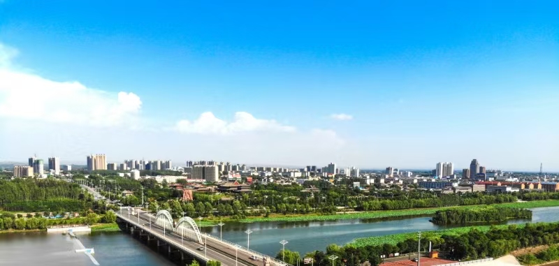 洪洞城市面貌。洪洞县委宣传部供图