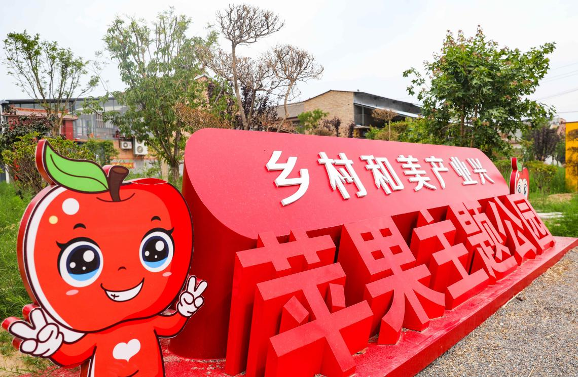 上韩村苹果主题公园。人民网记者 王帆摄