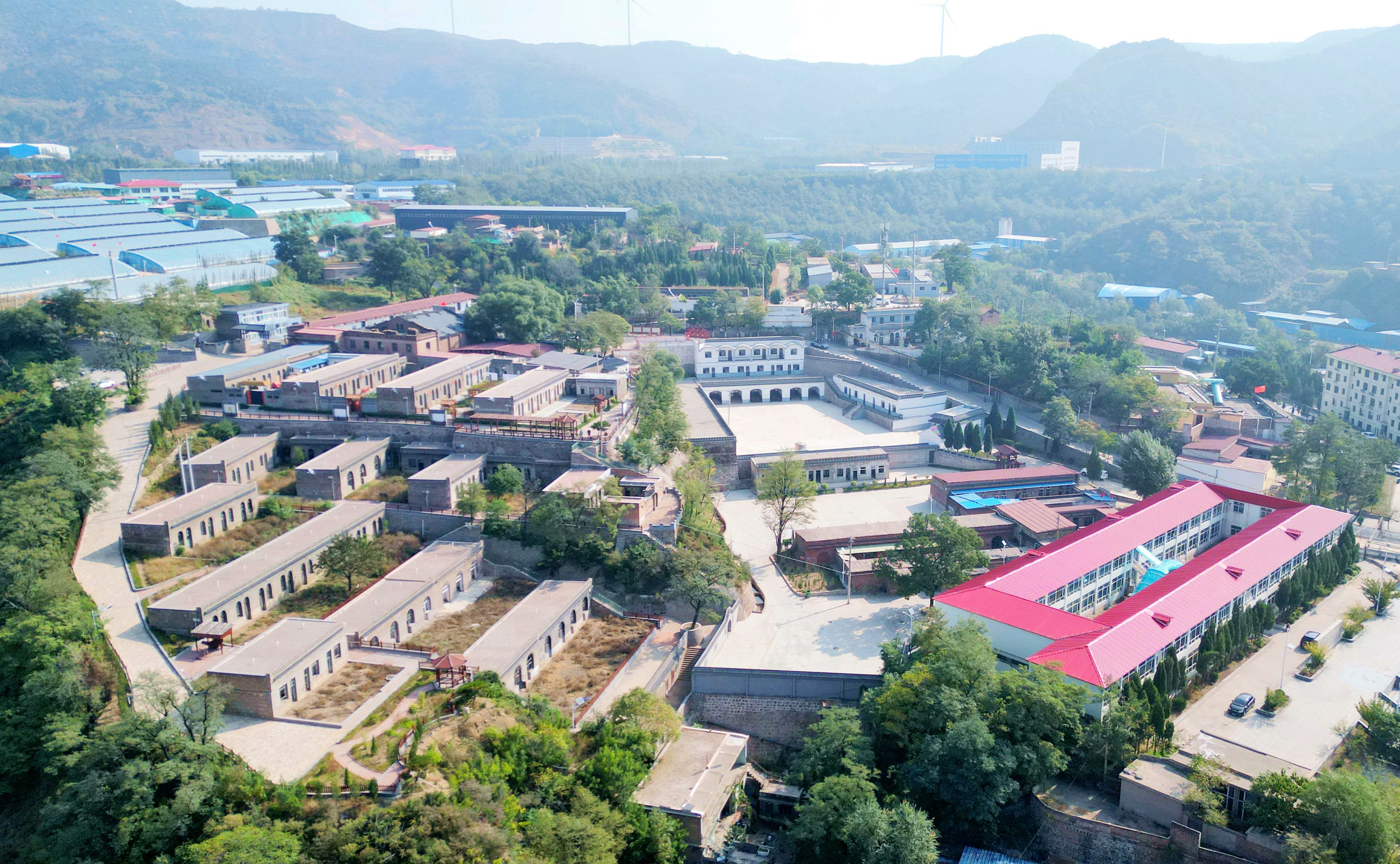 矿区大村村全貌