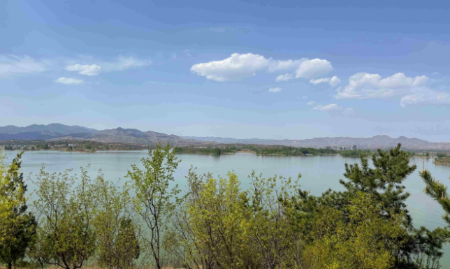 夏日的雲竹湖水庫
