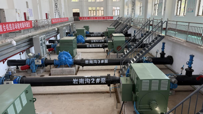 大水網東山供水工程岩南溝泵站