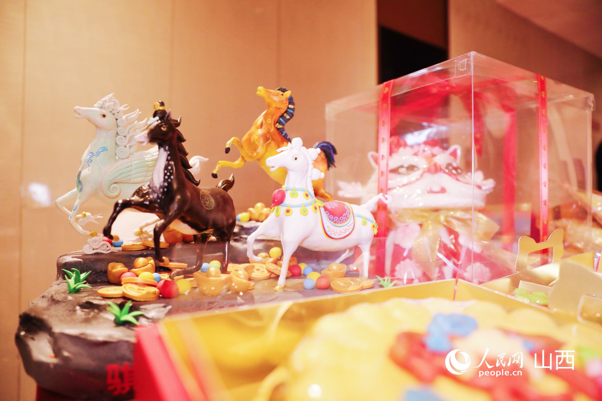 马年特色花馍馍。人民网记者 王帆摄