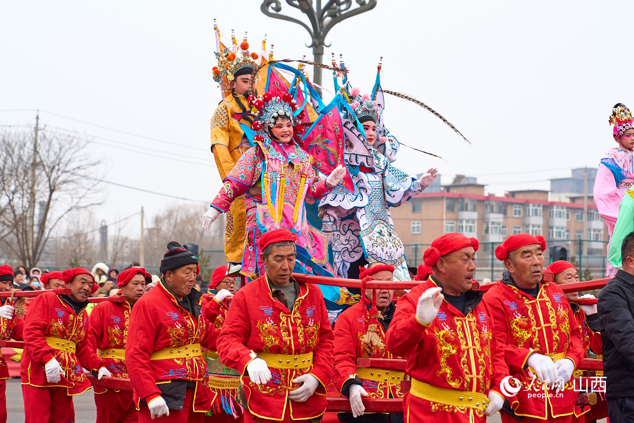山西壽陽：社火鬧元宵