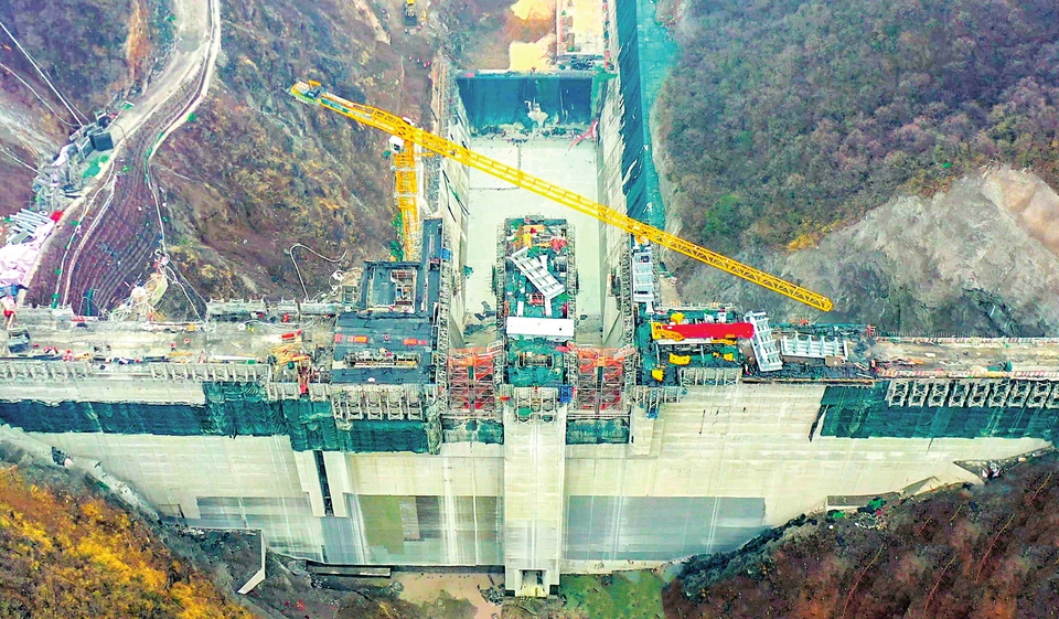 垣曲蓄能电站建设正酣