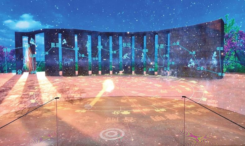 臨汾市博物館內全息裸眼3D沉浸式平台