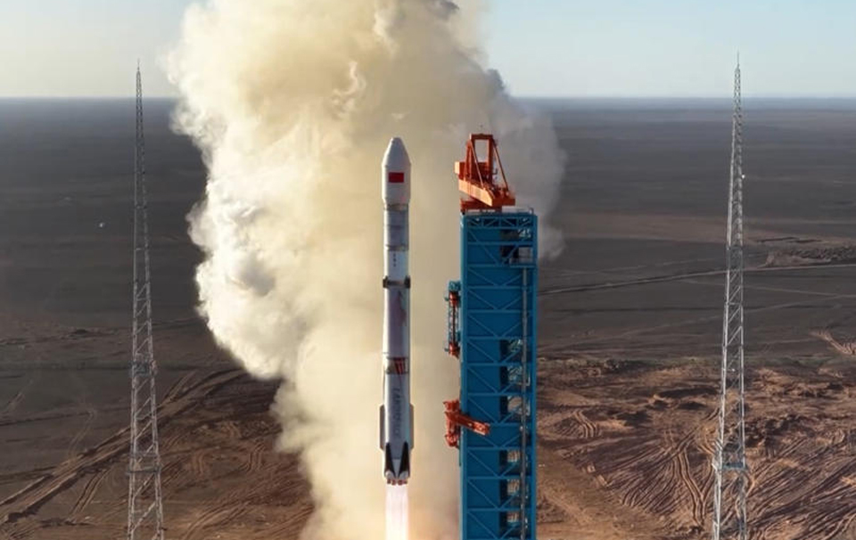 “雄安一號”衛星升空記